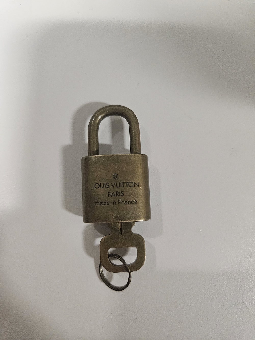 Louis Vuitton Padlock & Key Set